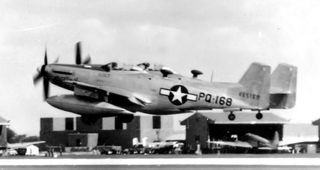 The F-82 Betty Jo departs from Hickam Field, Hawai’i on a record-breaking flight to New York. (US Air Force)